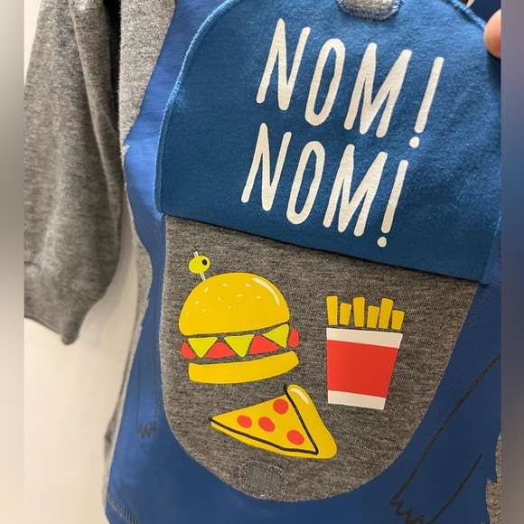 Kids Gray Monster Graphic Shirt - Picture 3 of 5